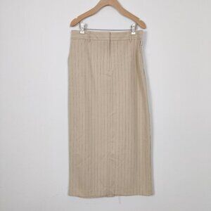 Maison D'Amelie Women's Maxi Striped Pencil Skirt Size 6 NEW Bohemian Boho